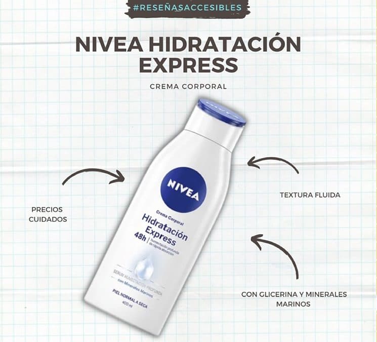 Nivea Hidratación Express – La clave para hidratar nuestro cuerpo.